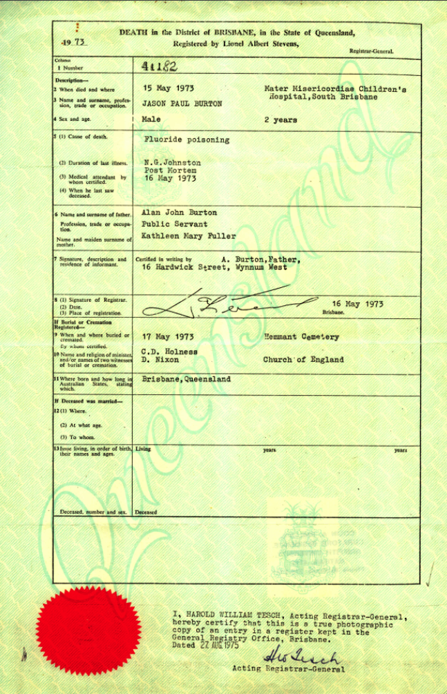 Copy of Fluoride Death Certificate