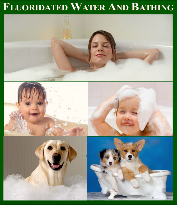 FLUORIDATED WATER AND BATHING IMAGES